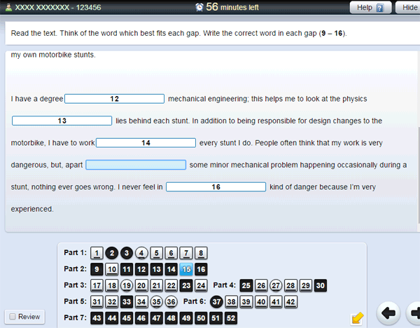 FCE computer exam review questions and answers function